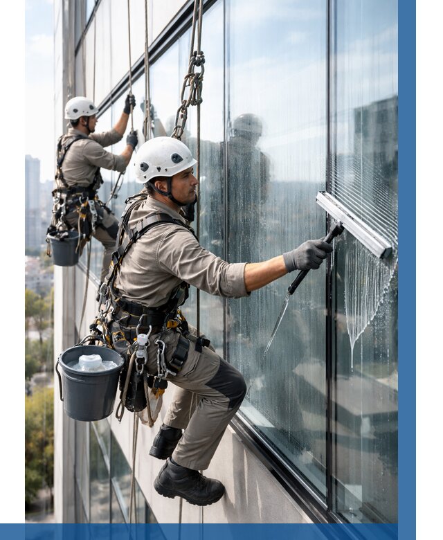 Мойка окон альпинистами в Тулуне от 4856 р. | ВЫСОТНИК-Тлн