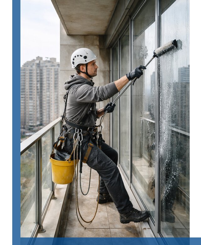 Профессиональная мойка балконного остекления в Тулуне
