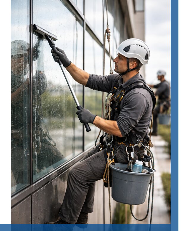 Мойка стеклянных фасадов в Тулуне от 216 р. | ВЫСОТНИК-Тлн