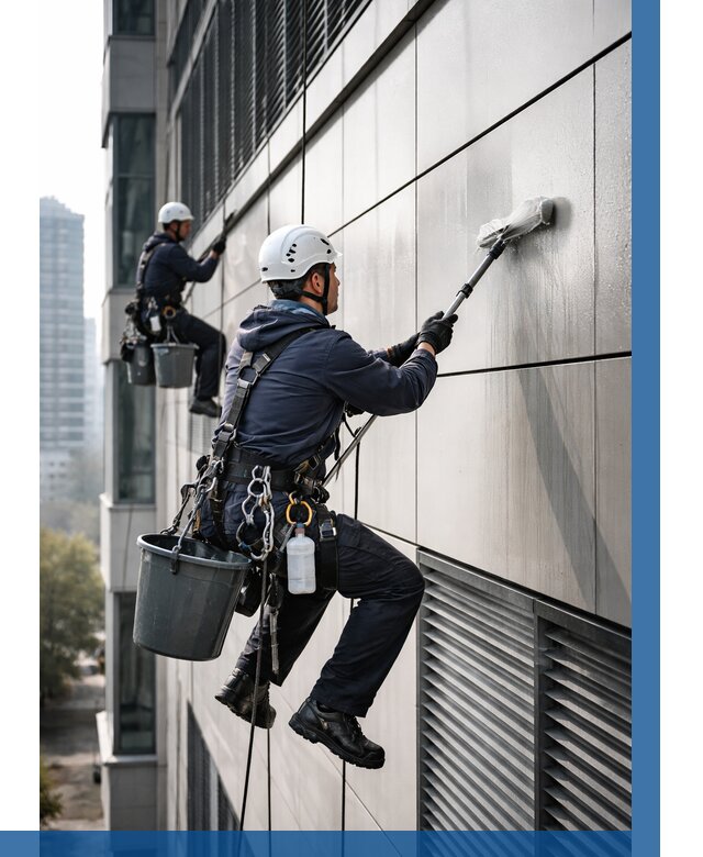 Мойка вентилируемого фасада в Тулуне от 270 р. | ВЫСОТНИК-Тлн