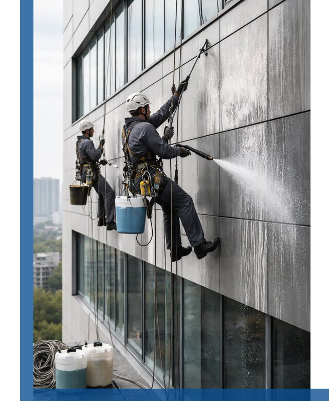 Профессиональная мойка вентилируемых фасадов в Тулуне