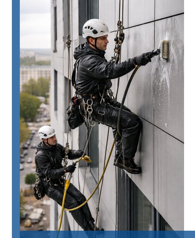 Профессиональная мойка фасада из композита в Тулуне