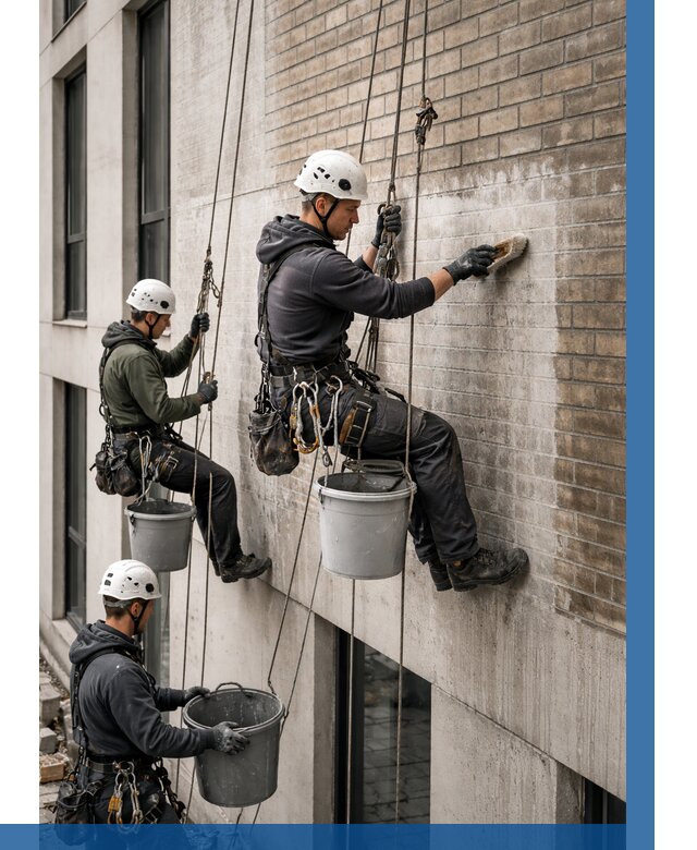 Удаление высолов с фасада в Тулуне от 270 р. | ВЫСОТНИК-Тлн