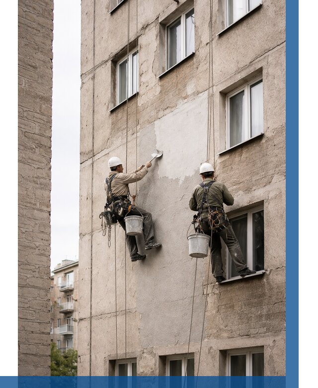 Косметический ремонт фасада в Тулуне от 1187 р. | ВЫСОТНИК-Тлн