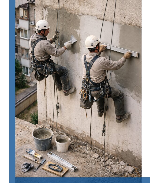 Комплексный ремонт штукатурного фасада с гарантией в Тулуне