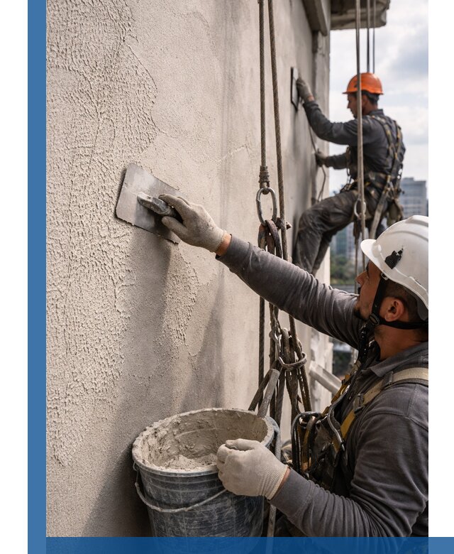 Декоративная штукатурка фасада с утеплением и защитой в Тулуне