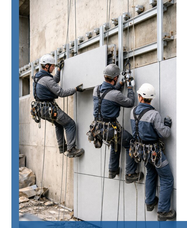 Монтаж вентилируемого фасада в Тулуне под ключ с гарантией качества