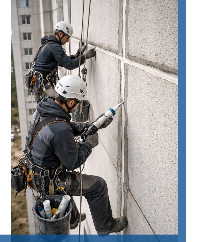 Герметизация межпанельных швов в Тулуне от 755 р. | ВЫСОТНИК-Тлн