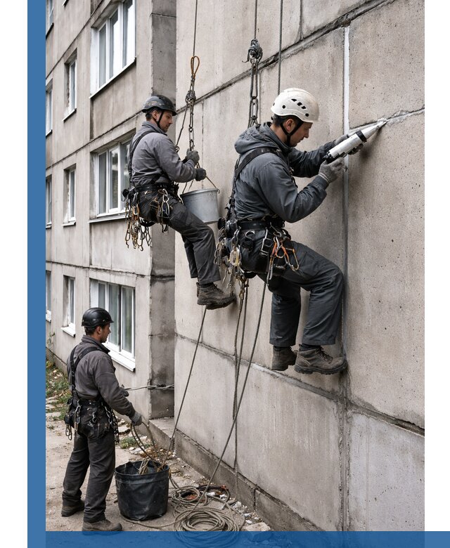 Герметизация межпанельных швов в Тулуне с гарантией герметичности