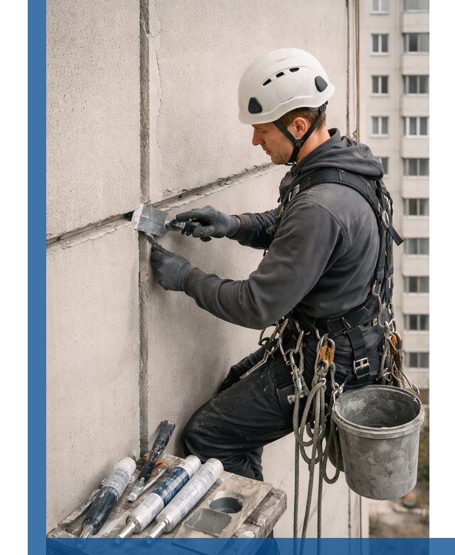 Ремонт межпанельных швов в Тулуне герметизация и восстановление