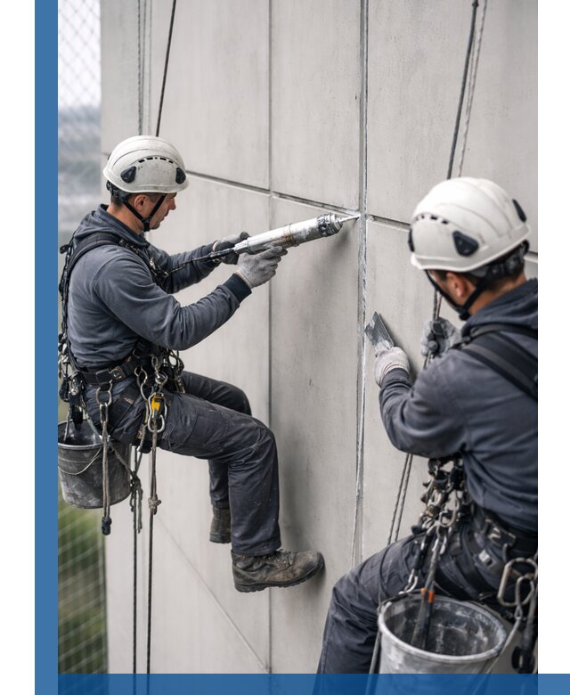 Первичная герметизация швов фасадов и кровель в Тулуне