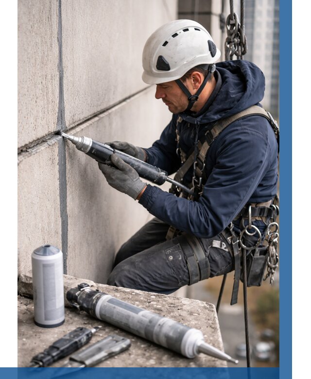 Вторичная герметизация швов в Тулуне от 486 р. | ВЫСОТНИК-Тлн