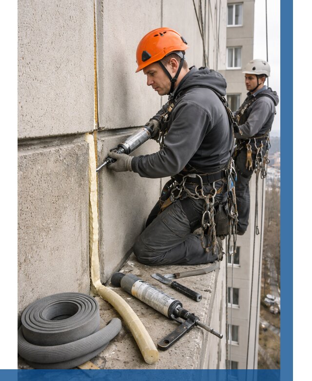 Теплый шов межпанельные швы в Тулуне от 755 р. | ВЫСОТНИК-Тлн