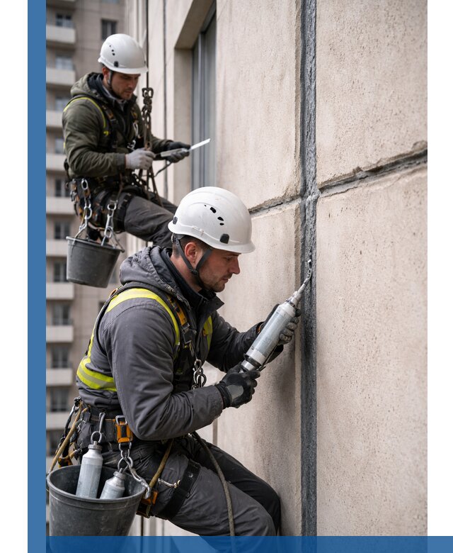 Герметизация деформационных швов фасада в Тулуне качественно