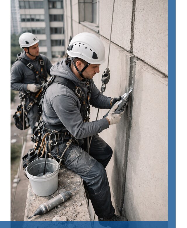 Ремонт деформационных швов здания в Тулуне от 1079 р. | ВЫСОТНИК-Тлн