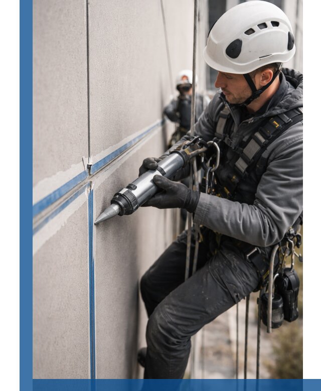 Герметизация стыков фасадных панелей в Тулуне качественно и быстро