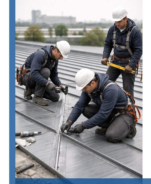 Ремонт фальцевой кровли в Тулуне срочно и качественно