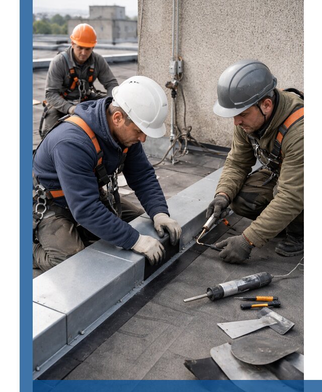 Ремонт кровельных примыканий в Тулуне профессионально