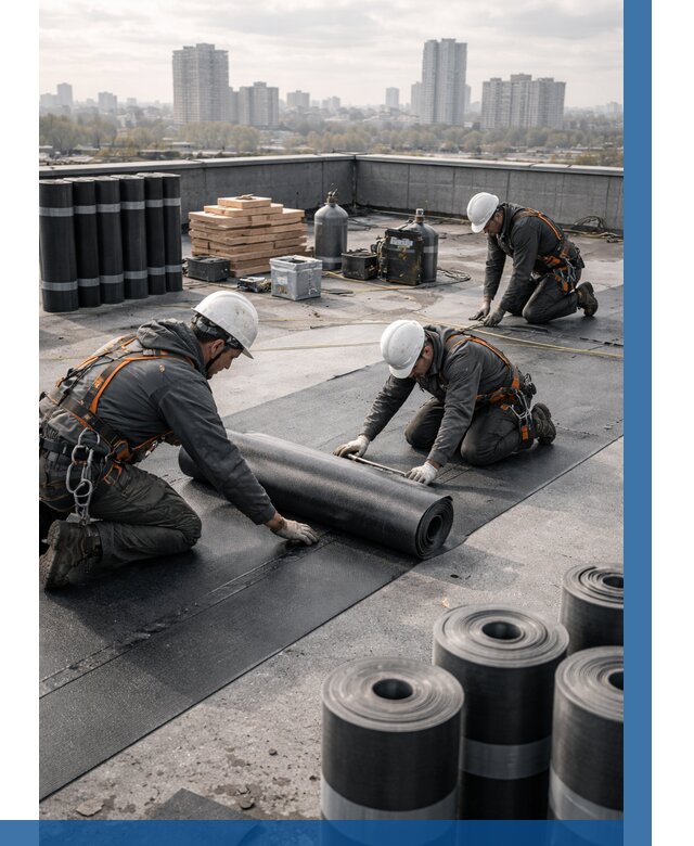 Монтаж мягкой кровли под ключ в Тулуне от 486 р. | ВЫСОТНИК-Тлн