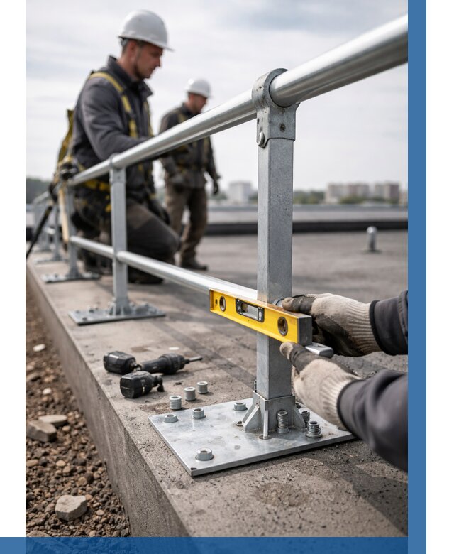 Монтаж кровельного ограждения в Тулуне от 1295 р. | ВЫСОТНИК-Тлн