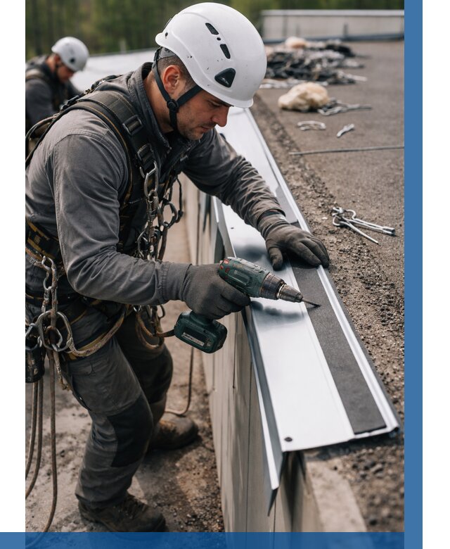 Монтаж капельника на кровле в Тулуне от 324 р. | ВЫСОТНИК-Тлн