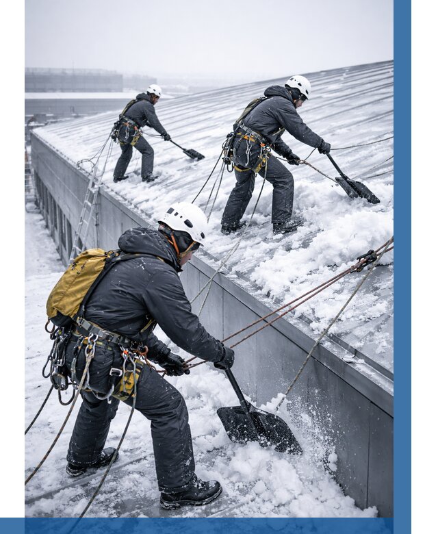 Очистка навесов от снега в Тулуне от 4856 р. | ВЫСОТНИК-Тлн