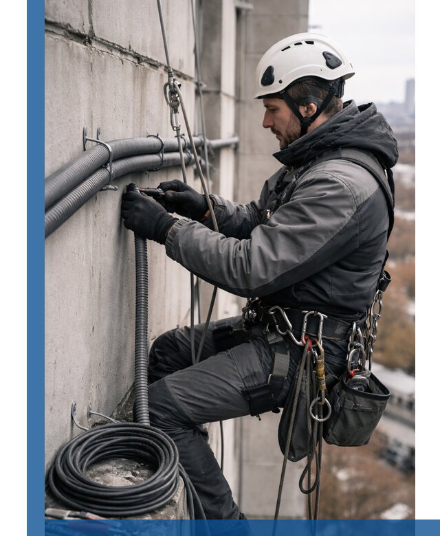 Профессиональный монтаж гофры для кабеля в Тулуне с гарантией