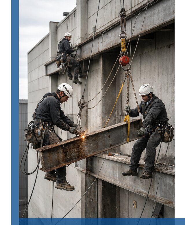 Демонтаж металлоконструкций на высоте в Тулуне под ключ