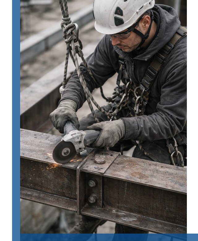 Резка металла на высоте в Тулуне для зданий и конструкций