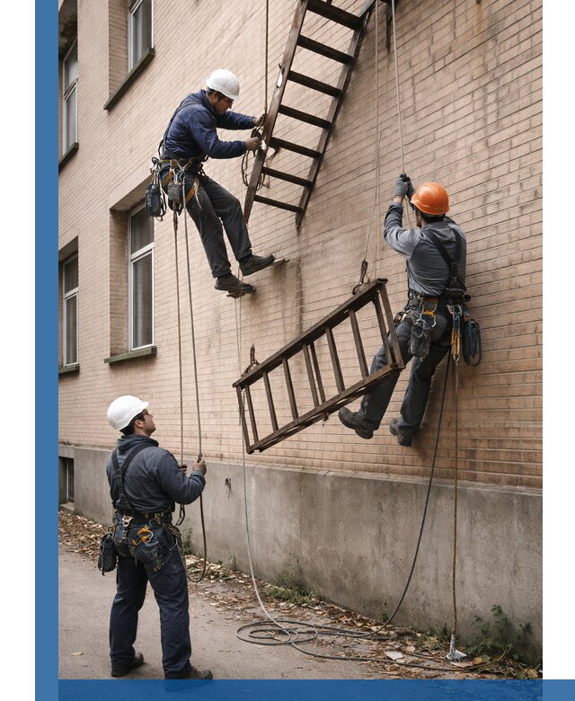 Демонтаж пожарной лестницы в Тулуне быстро и безопасно