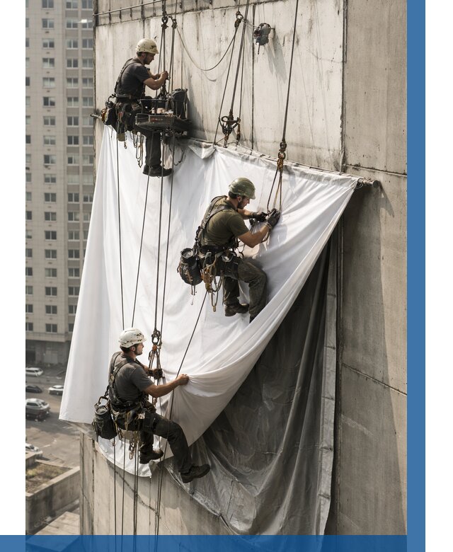 Замена баннерного полотна в Тулуне от 7014 р. | ВЫСОТНИК-Тлн—заказать
