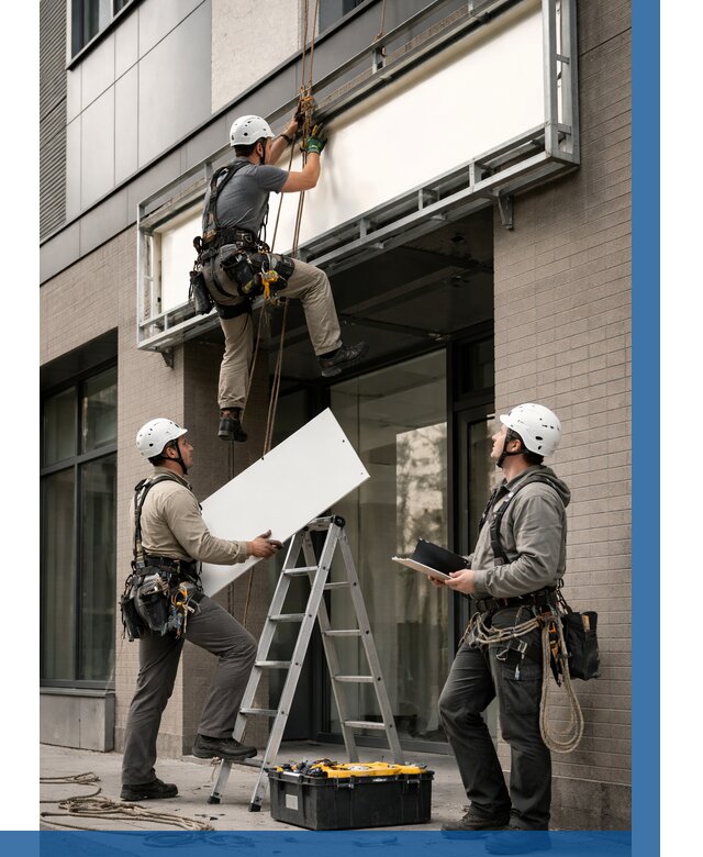 Монтаж светового короба в Тулуне от 7014 р. | ВЫСОТНИК-Тлн