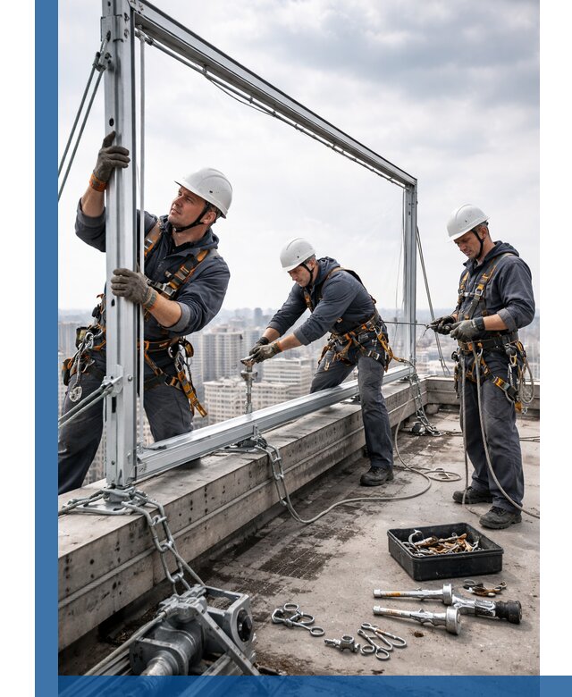 Монтаж крышных рекламных конструкций под ключ в Тулуне