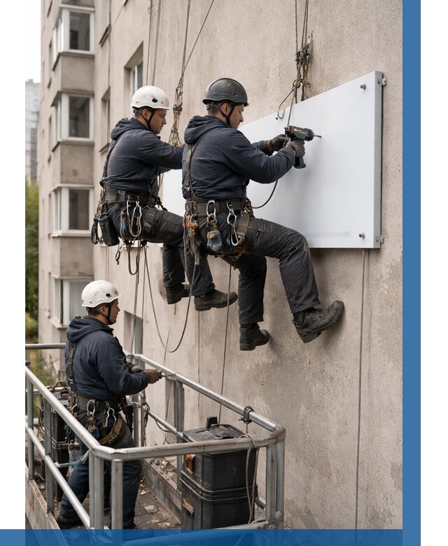 Монтаж табличек и указателей в Тулуне от 3777 р. | ВЫСОТНИК-Тлн