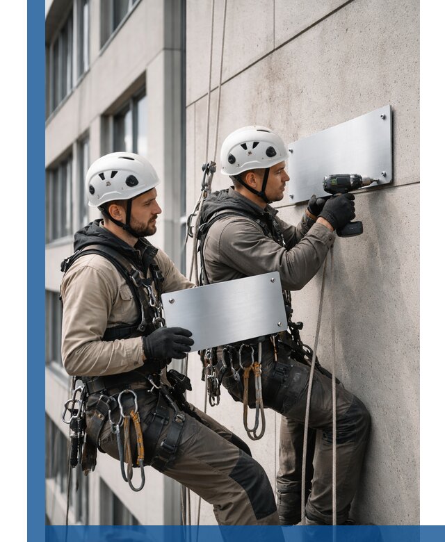 Монтаж табличек и указателей в Тулуне для зданий и сооружений