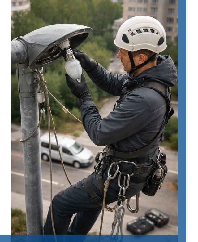 Замена ламп на высоте в Тулуне от 2698 р. | ВЫСОТНИК-Тлн