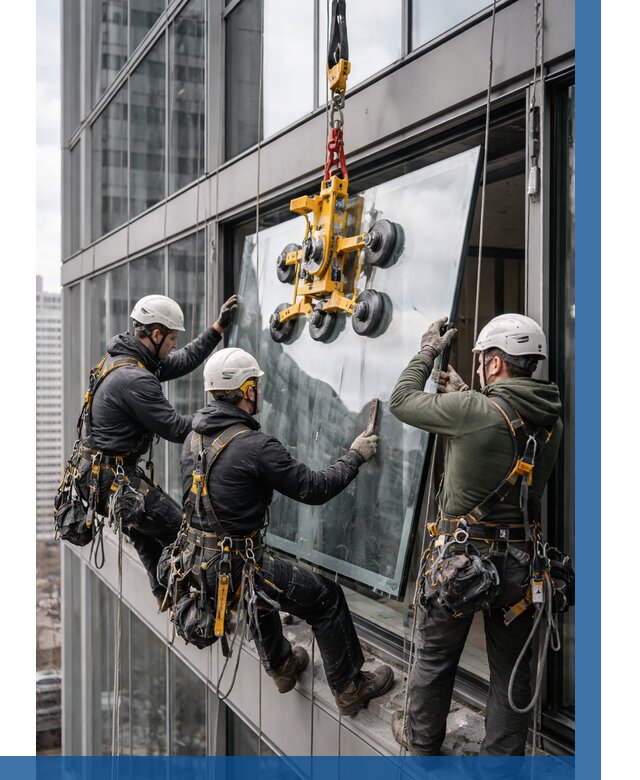 Фасадное остекление зданий под ключ в Тулуне от 10790 р. | ВЫСОТНИК-Тлн