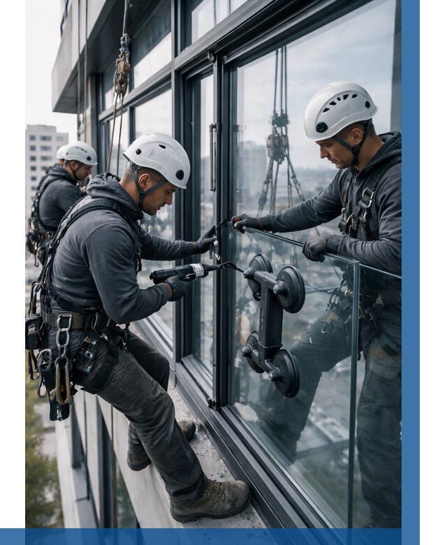 Витражное остекление зданий в Тулуне от 3777 р. | ВЫСОТНИК-Тлн