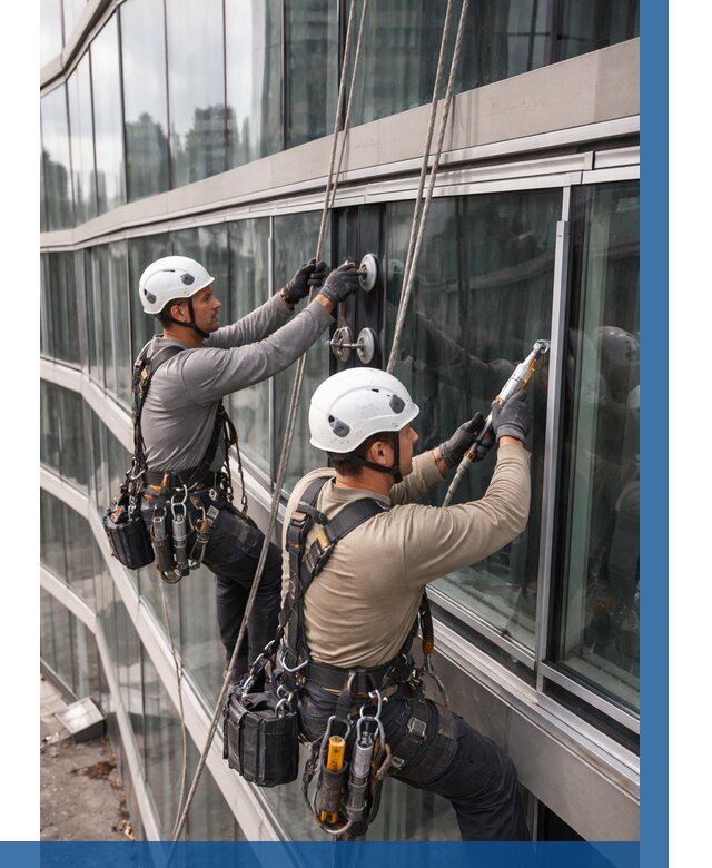 Радиусное остекление фасада в Тулуне от 12948 р. | ВЫСОТНИК-Тлн