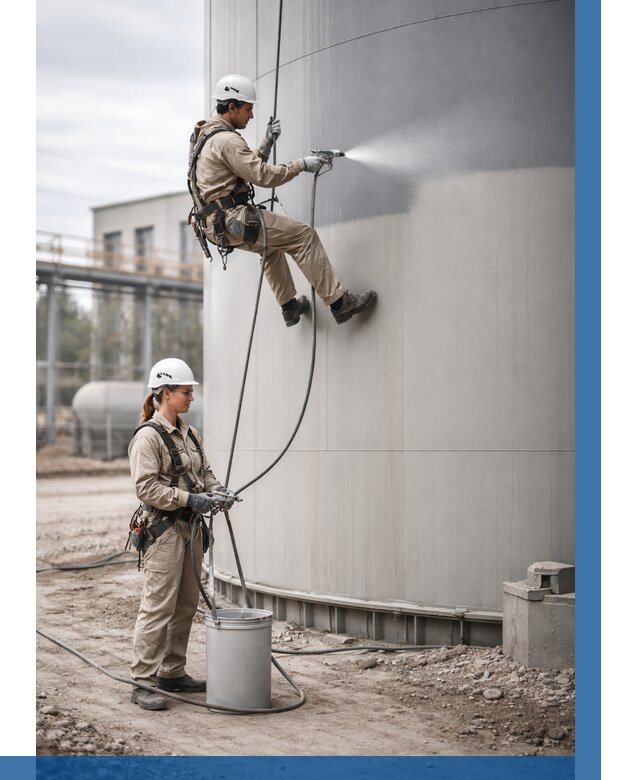 Покраска резервуаров в Тулуне от 1295 р. | ВЫСОТНИК-Тлн — заказать