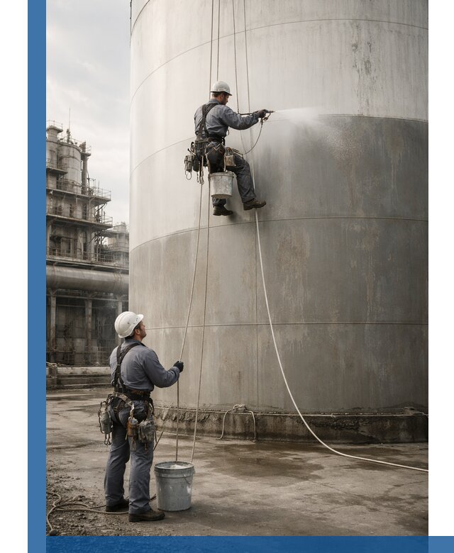 Покраска стальных резервуаров и емкостей в Тулуне профессионально