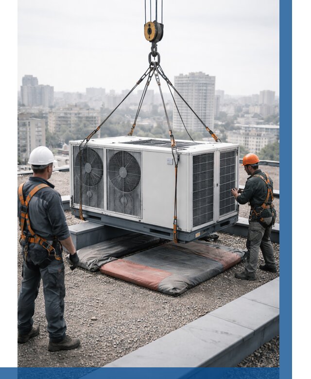 Подъем груза на крышу в Тулуне от 5395 р. | ВЫСОТНИК-Тлн заказать