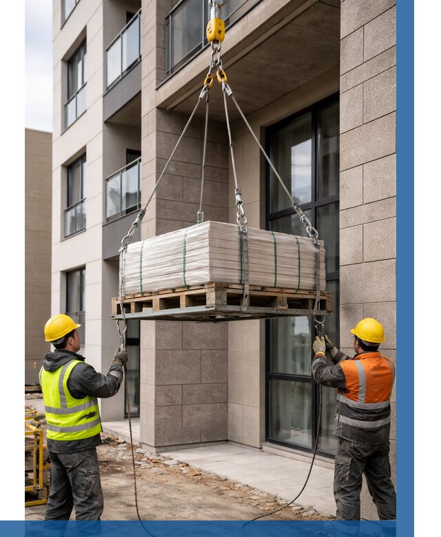 Подъем керамогранита на этаж в Тулуне от 3777 р. | ВЫСОТНИК-Тлн