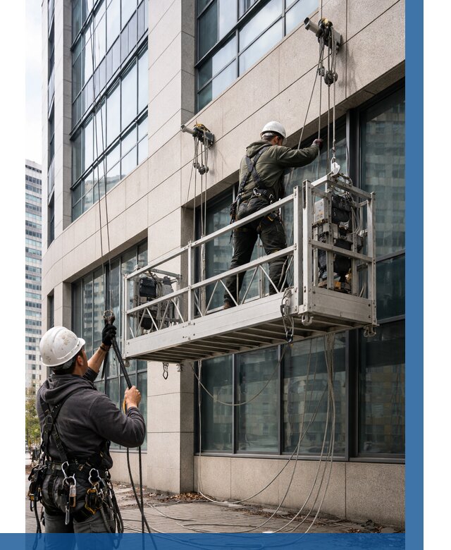 Монтаж и подъем фасадной люльки в Тулуне от 12948 р. | ВЫСОТНИК-Тлн