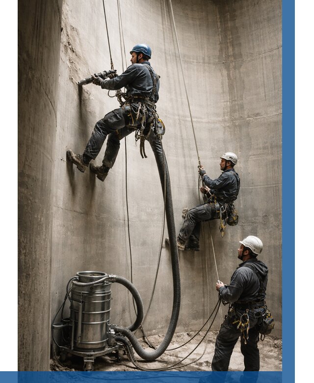 Зачистка силосов в Тулуне от 4856 р. Договор и смета ВЫСОТНИК-Тлн